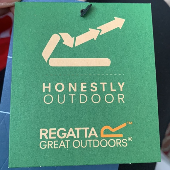 Red stripped 3/4 length boat neck top . 100% cotton . - Picture 5 of 8